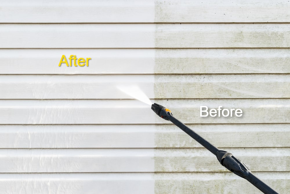 Before and After House Washing Baltimore MD-min Before and After House Washing Baltimore MD-min